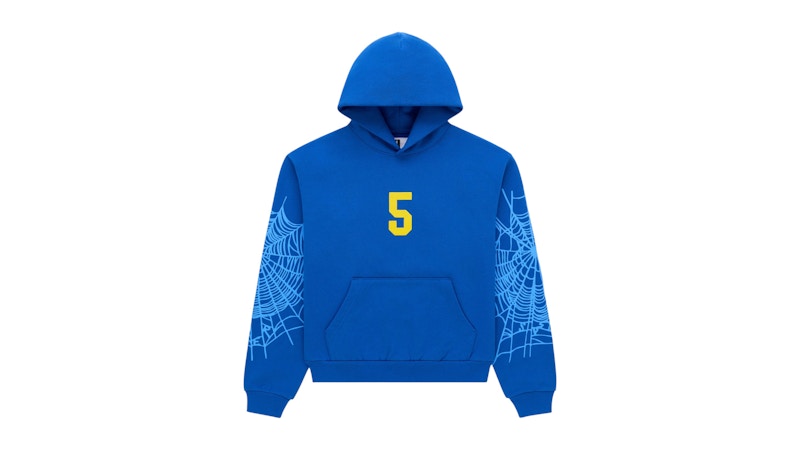 Sp5der Stadium Hoodie Blue