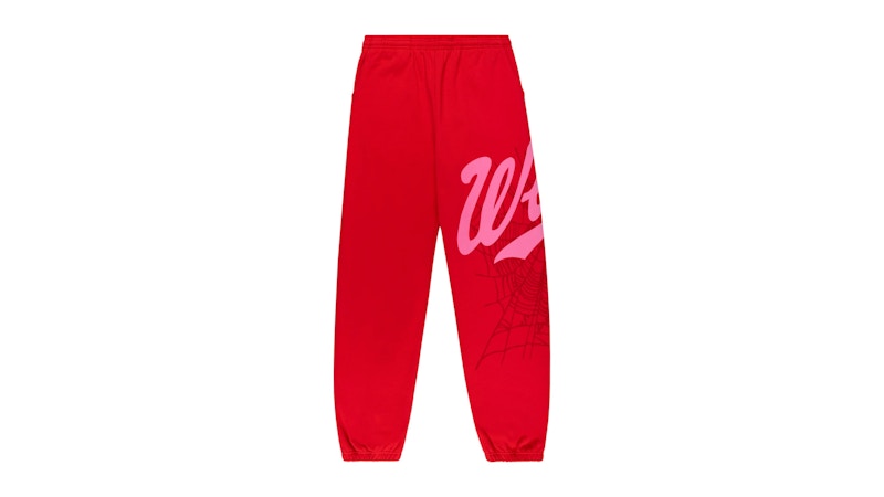 Sp5der Stadium Sweatpant Red - SS25 - US 