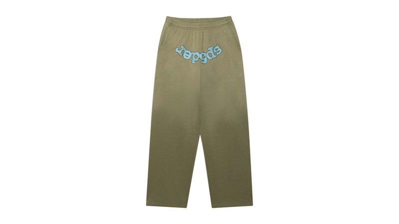 Sp5der Studded OG Logo V2 Sweatpant Olive