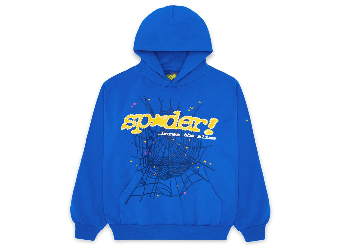 Sp5der Spider worldwide パーカー M パープルセットアップ