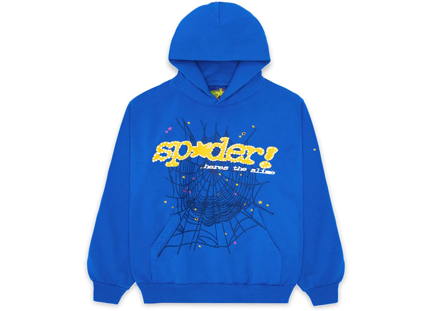 Sp5der TC Hoodie Blue Men's - SS23 - US