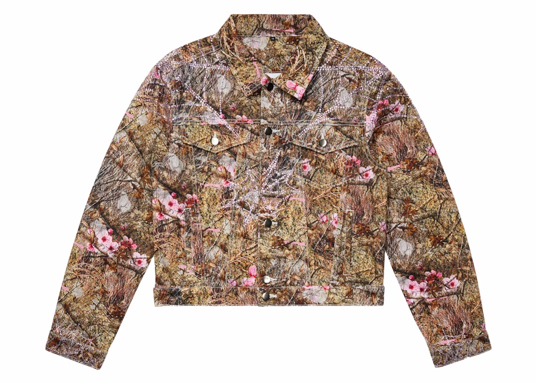 Pre-owned Sp5der Trucker Jacket Real Tree Camo