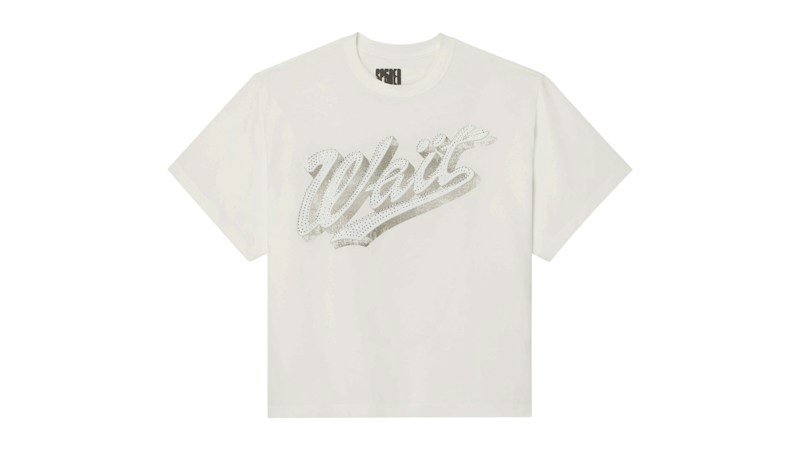 Sp5der Waiit Rhinestone Tee Glacier