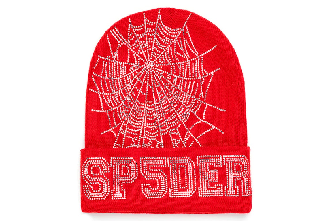 Pre-owned Sp5der Web Beanie Red