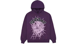 Sp5der Web Hoodie Purple