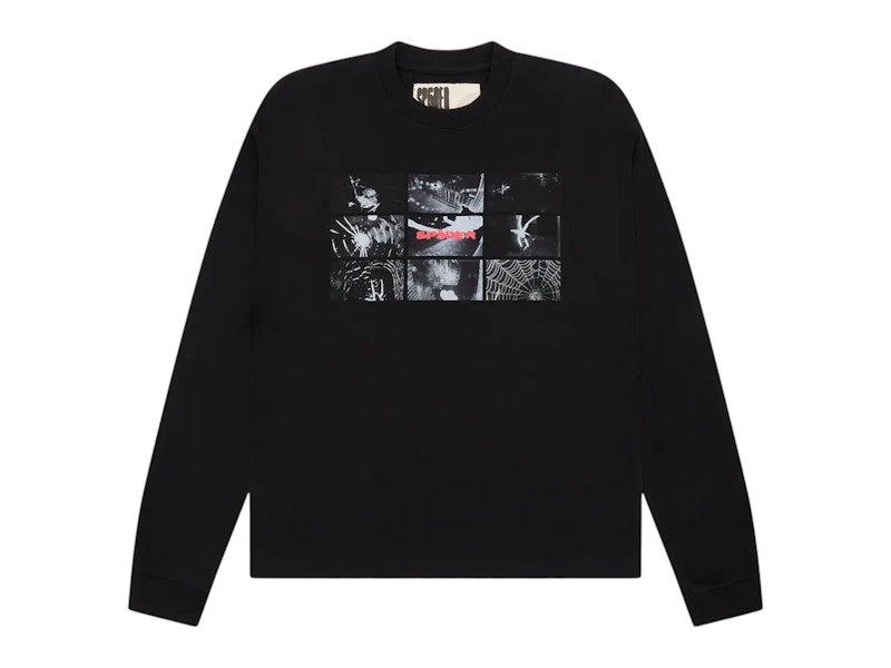 Sp5der Web Monitor L/S Heavyweight Tee Black