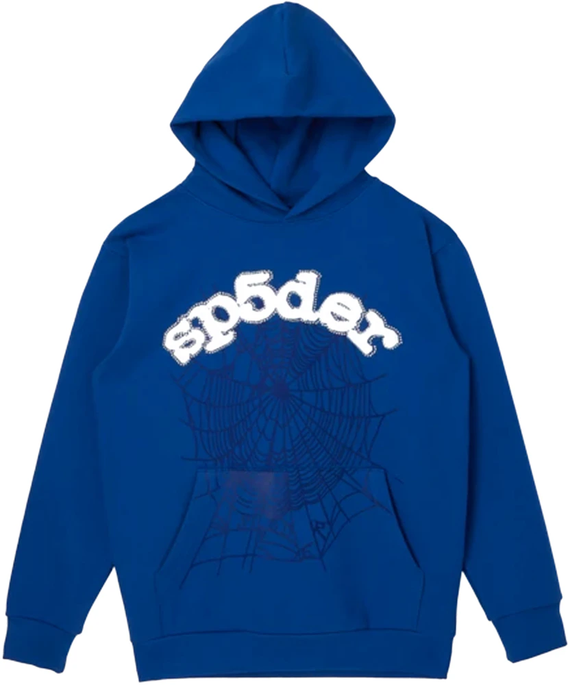 Sp5der Websuit Hoodie Blue Men's - SS21 - US