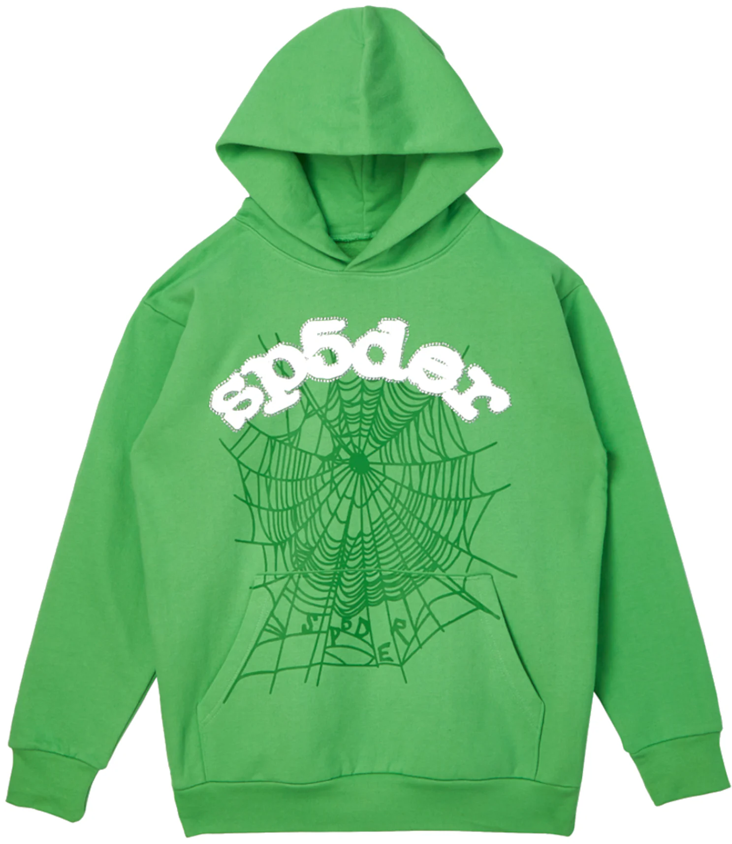 Sp5der Websuit Hoodie Green Men's - SS21 - US
