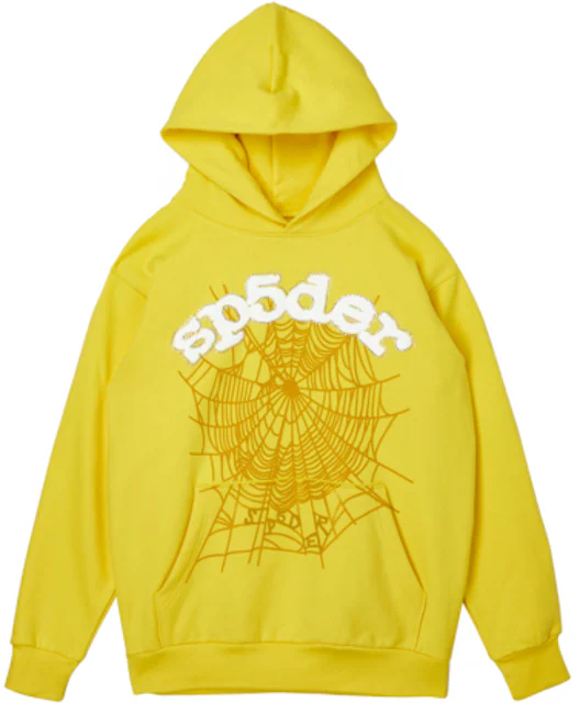 Sp5der Websuit Hoodie Yellow