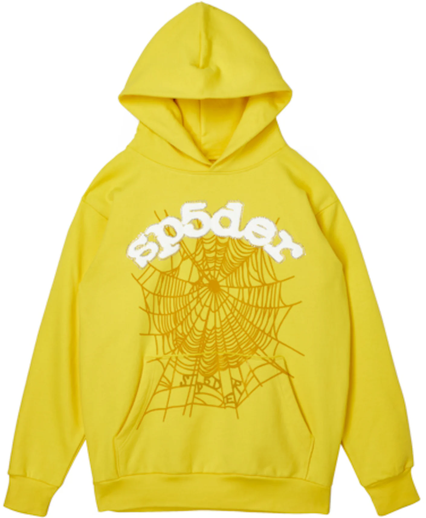 Sp5der Websuit Hoodie Yellow Men's - SS21 - US