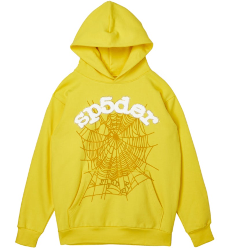 Sp5der Websuit Hoodie Yellow Men's SS21 US