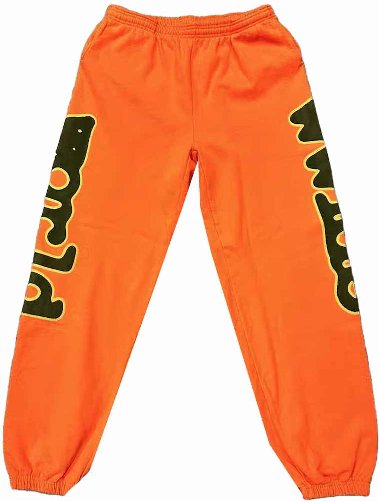 Sp5der World Beluga Sweatpants Orange Men's - FW23 - GB