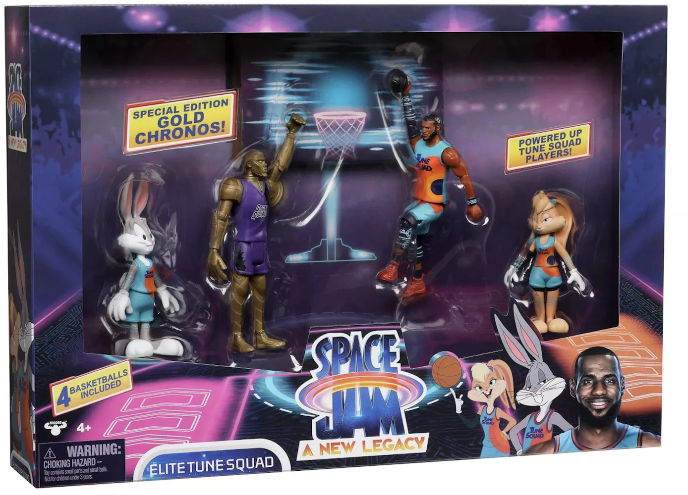 Space Jam: A New Legacy Elite Toon Squad Action Figure 4-Pack - SS21 - US