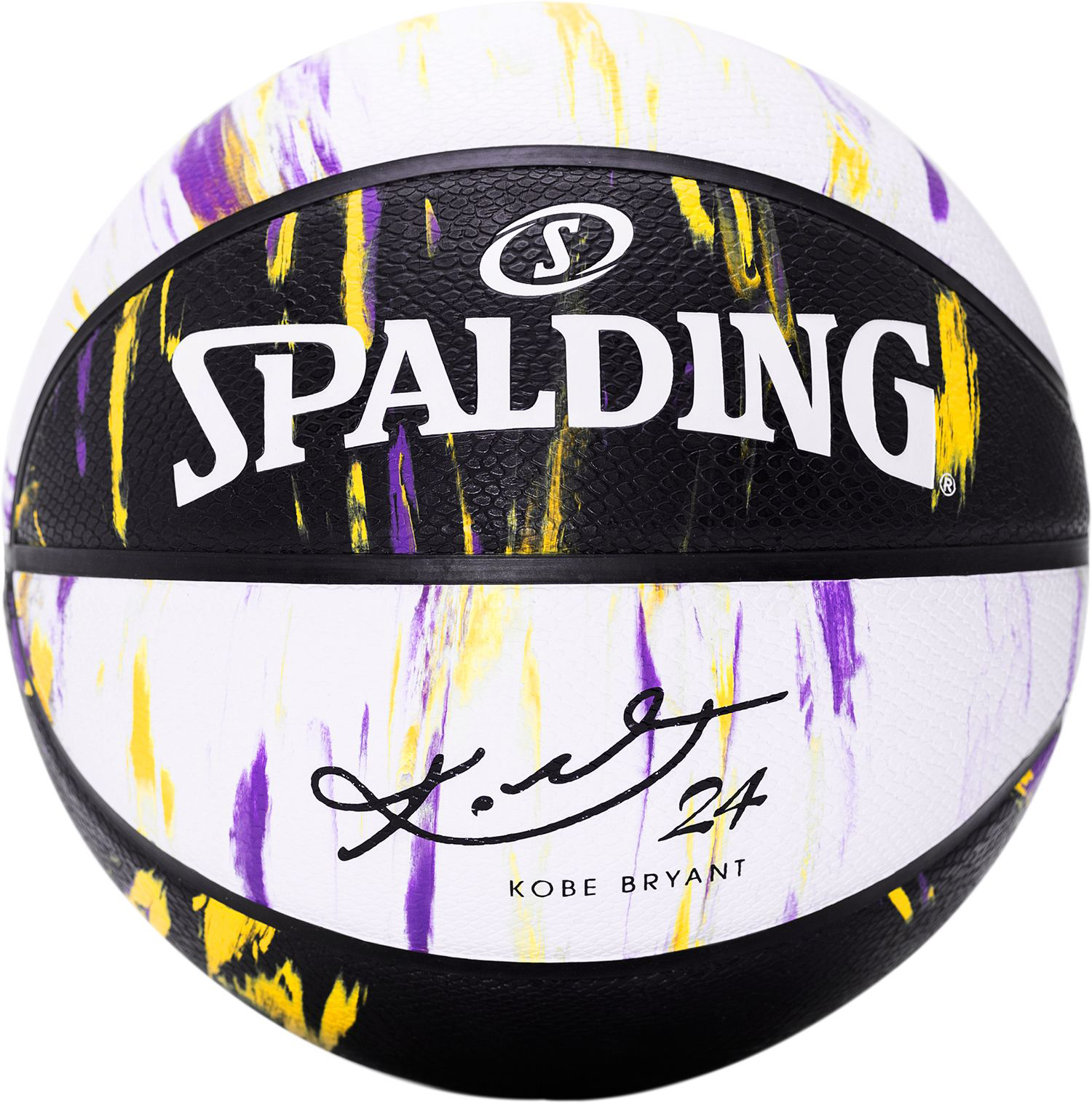 NEW SPALDING Basketball KOBE BRYANT Marbled Series LIMITED EDITION LAKERS COLORS 