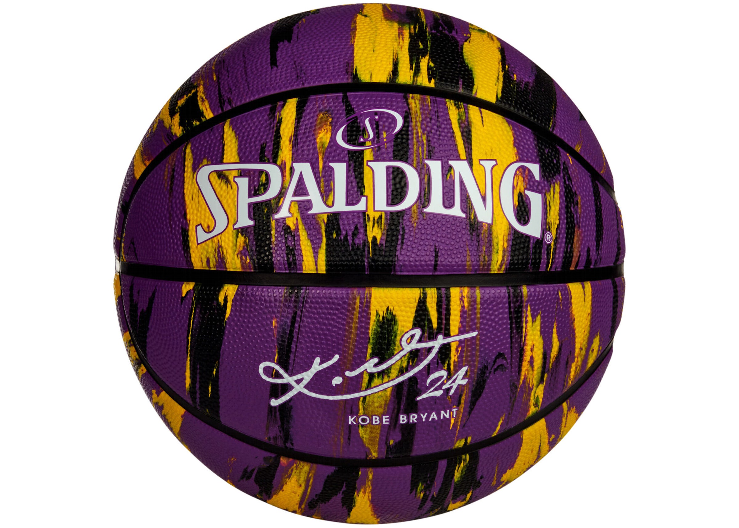 Spalding x Kobe Bryant Marble Series Basketball Purple/Yellow - US
