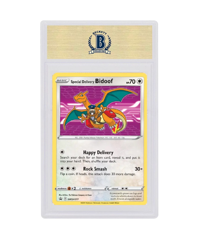 Special Delivery Bidoof 2021 Pokémon TCG Black Star Promos Bidoof