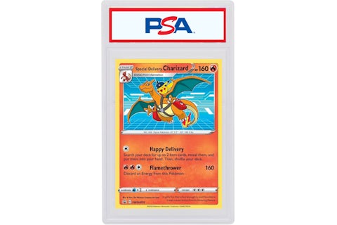Special Delivery Charizard-Holo 2022 Pokmon Sword & Shield Pokemon Center United Kingdom Promo SWSH#075 (PSA or BGS Graded) - 2022 - US Special Delivery Charizard-Holo 2022 Pokmon Sword & Shield Pokemon Center United Kingdom Promo SWSH#075 (PSA or BGS Graded) - 2022 - US