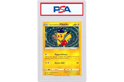 Special Delivery Pikachu 2020 Pokemon TCG Sword & Shield Store Opening Promos (PSA or BGS Graded) - 2020 - US Special Delivery Pikachu 2020 Pokemon TCG Sword & Shield Store Opening Promos (PSA or BGS Graded) - 2020 - US