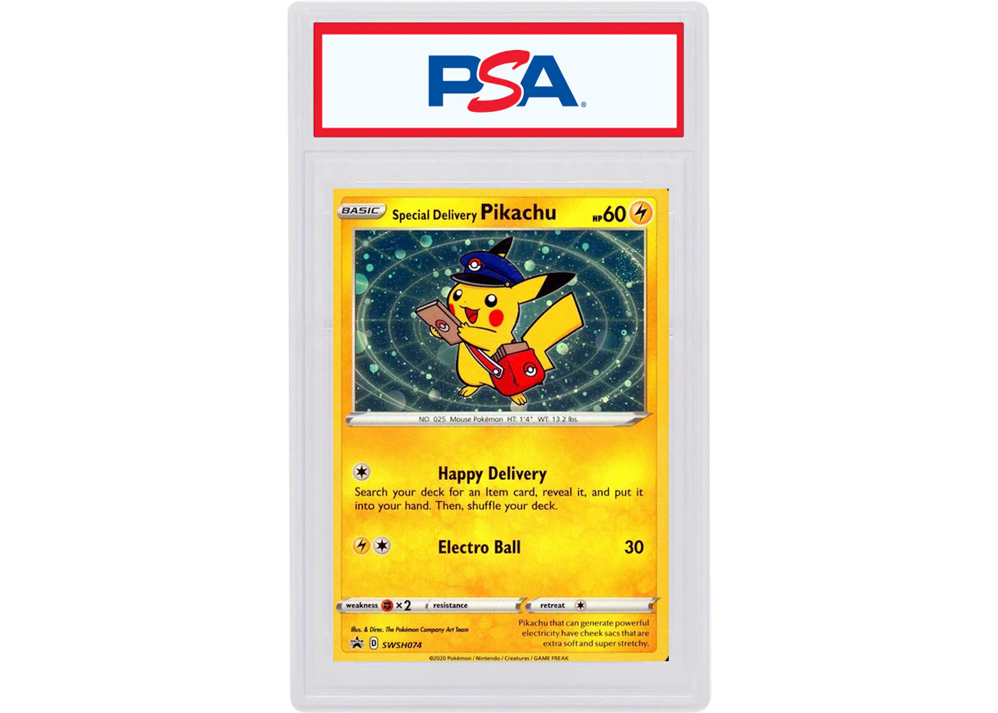 Special Delivery Pikachu 2020 Pokemon TCG Sword & Shield Store Opening Promos (PSA or BGS Graded) - 2020 - US Special Delivery Pikachu 2020 Pokemon TCG Sword & Shield Store Opening Promos (PSA or BGS Graded) - 2020 - US