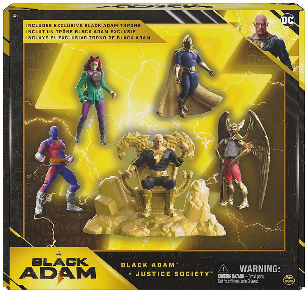 Tropical radical Agotamiento Spin Master DC Comics Black Adam and Justice Society Action Figure Set - US