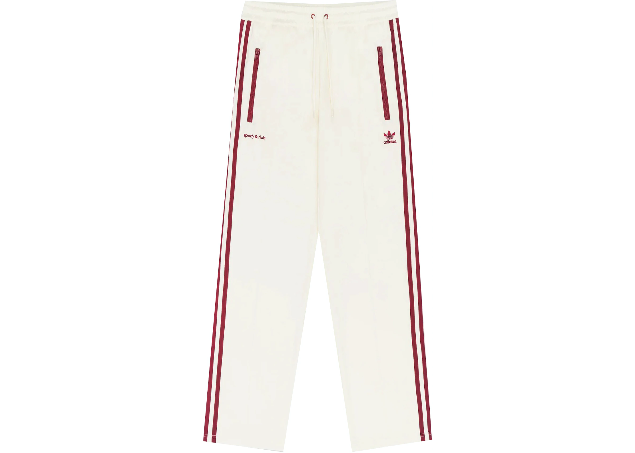 Sporty & Rich x adidas Track Pants Cream/Merlot - FW22 - US