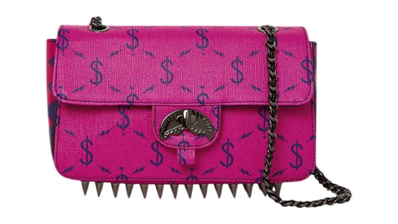 Sprayground $Napdragon Gold Chain Shark Handbag Multicolor