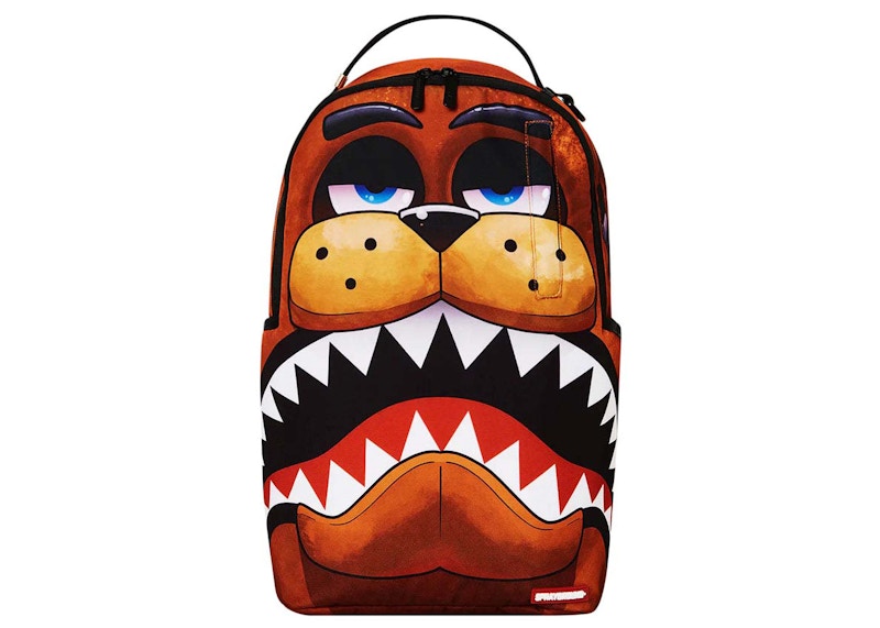 Pre-owned Sprayground 5 Nights At Freddys Freddy Shark Backpack