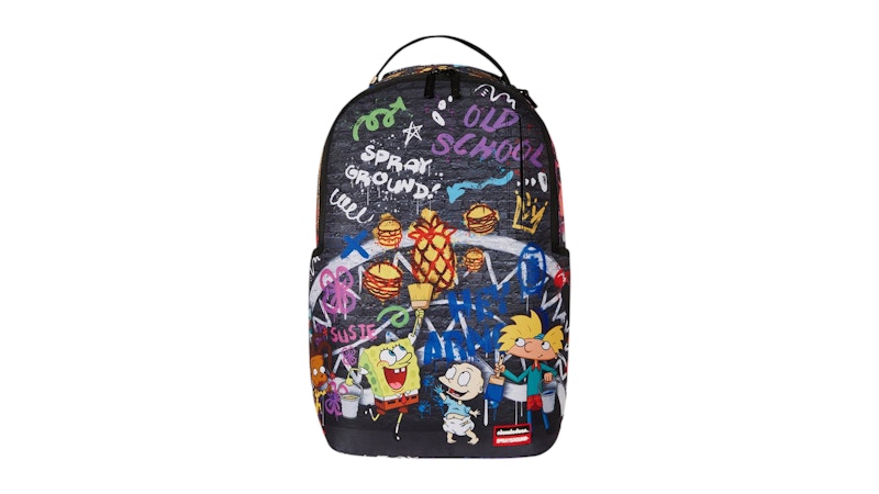 Pre-owned Sprayground 90's Nick Toon Tag Takeover Backpack In Multi