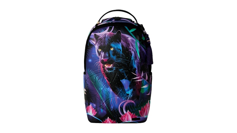 Sprayground A.I. African Intelligence Indigo Dusk x Sandflower Backpack Multicolor