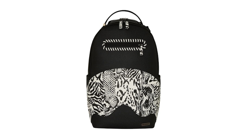 Pre-owned Sprayground A.i. African Intelligence Wild Nile Sandflower Collab Backpack In Multi
