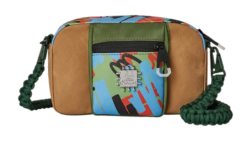 Sprayground A.I. Special Ops Brickside Toiletry Messenger Bag Multicolor