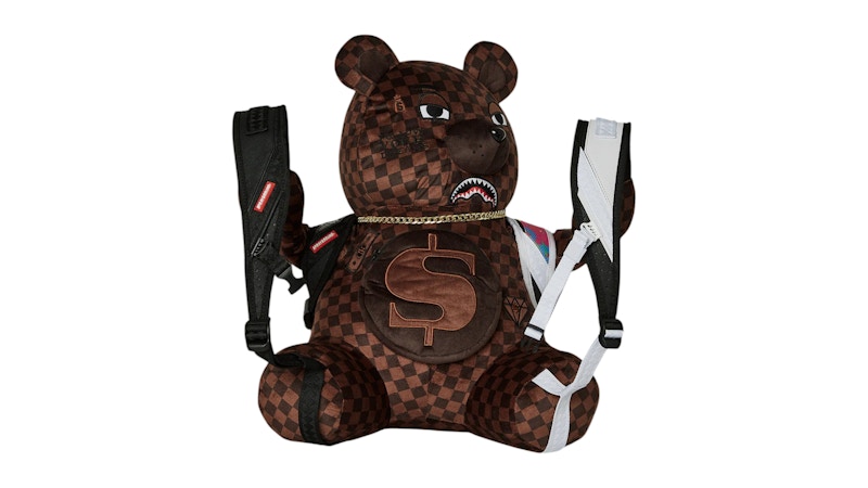 Pre-owned Sprayground Bear Wearing Backpack As A Backpack In Multi