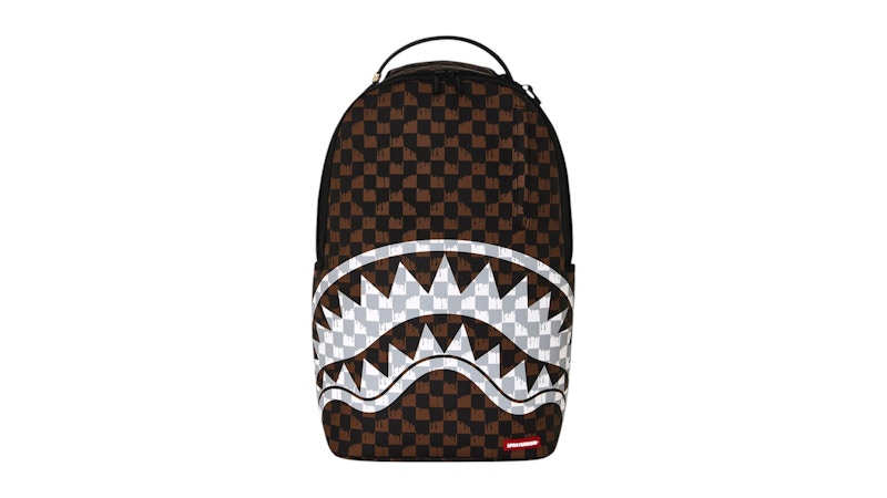 Sprayground Brown And Cream Backpack Brown