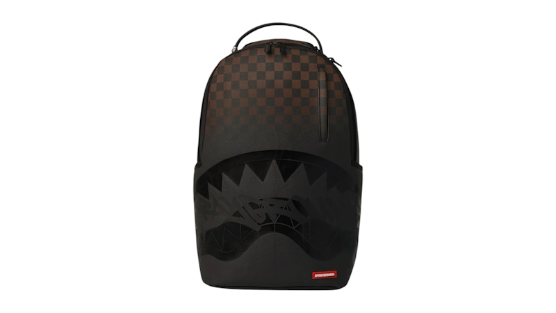 Sprayground Brown Check Ghost Drip Backpack Multicolor