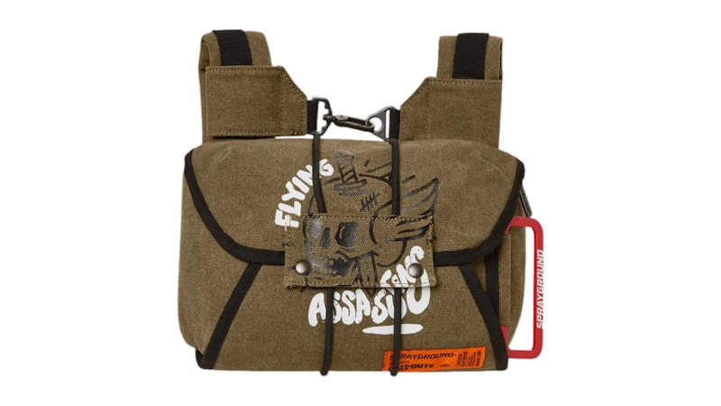 Sprayground Call Of Duty Flying Assassins Parachute Chestpack Multicolor