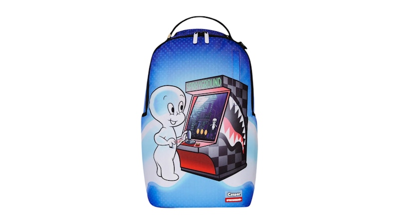 Pre-owned Sprayground Casper Ghost Player One Backpack In Multi