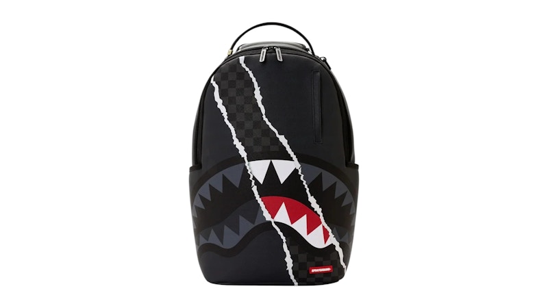 Sprayground Center Rip Backpack Zwart