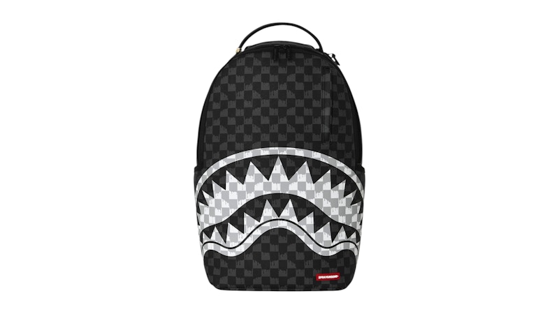 Sprayground Check Shark Backpack Black