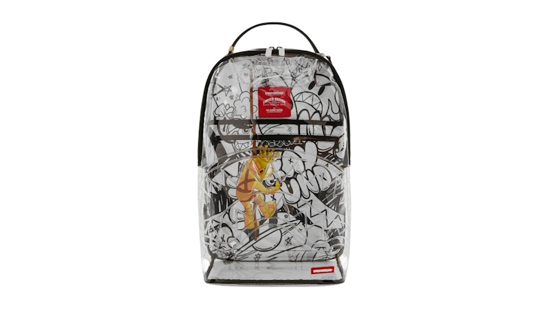 Sprayground Clear DLX Astromane Sky Writer Backpack Clear