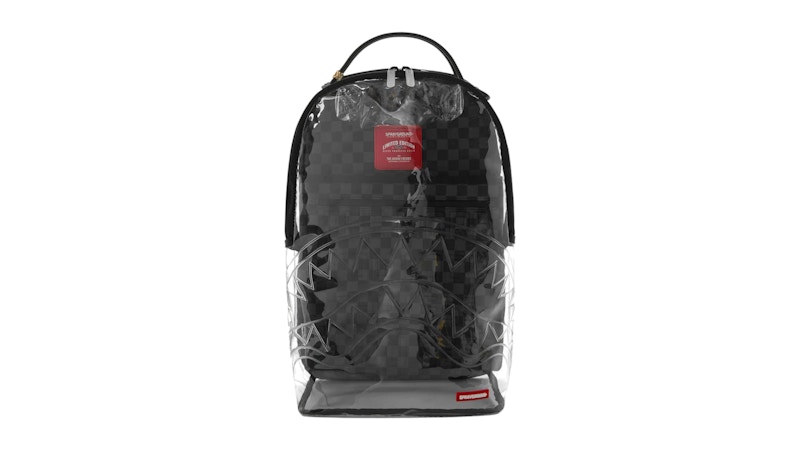 Sprayground Clear DLX Checked Out Backpack Clear