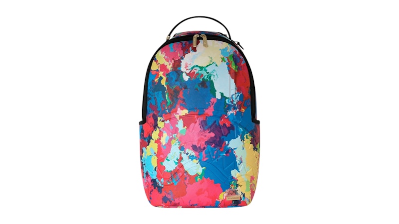 Sprayground Collaboration Hideki Saijo Abstract Flow Backpack Multicolor