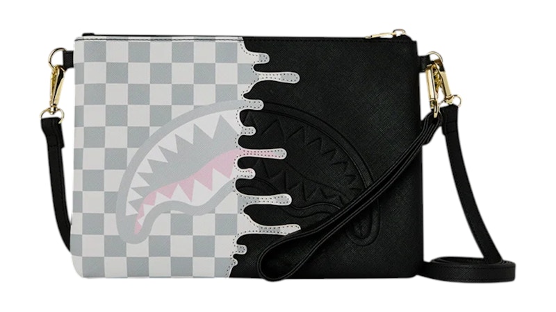 Sprayground Cream Check Crossbody Multicolor