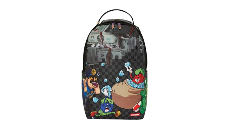 Pre-owned Sprayground Diamond Run Backpack In Multi