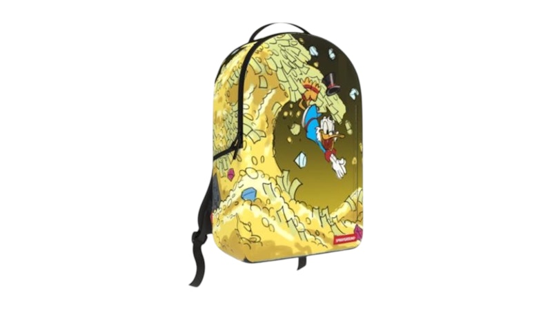 Sprayground Disney Hokusai Money Wave Backpack Multicolor