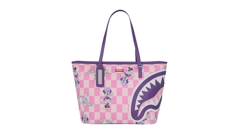 Sprayground Disney Minnie Daisy Check Tote Multicolor