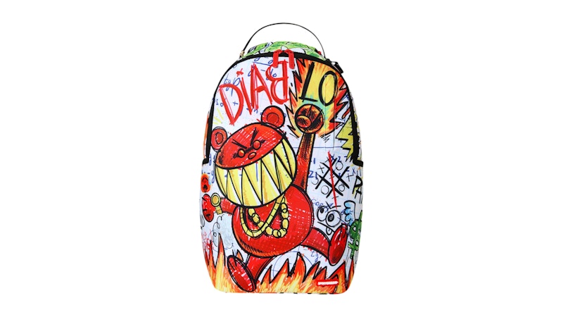 Sprayground Doodle Diablo Essay Backpack Multicolor