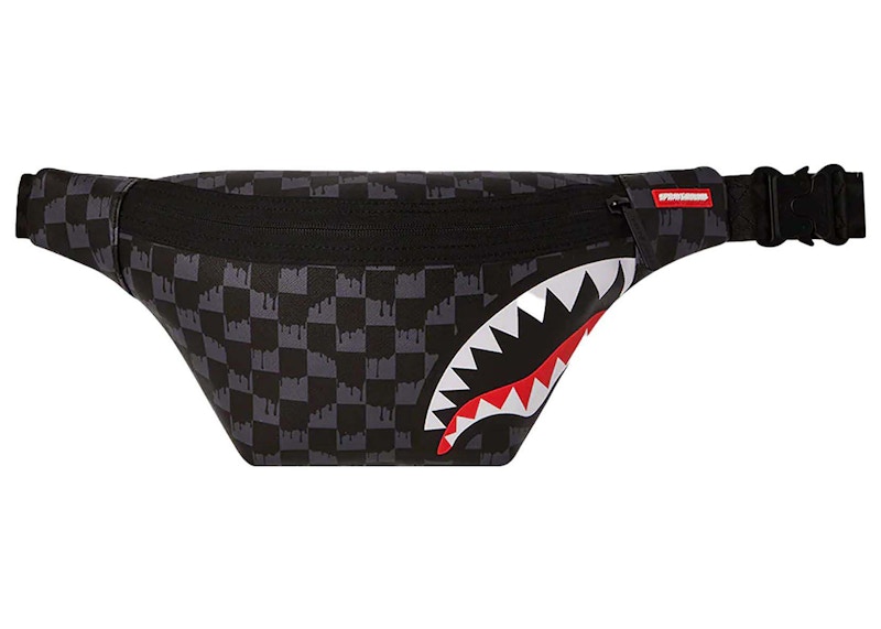 バッグ Sprayground Drip Check Shark Sprayground Drip Check Shark Backpack Black Men's - US