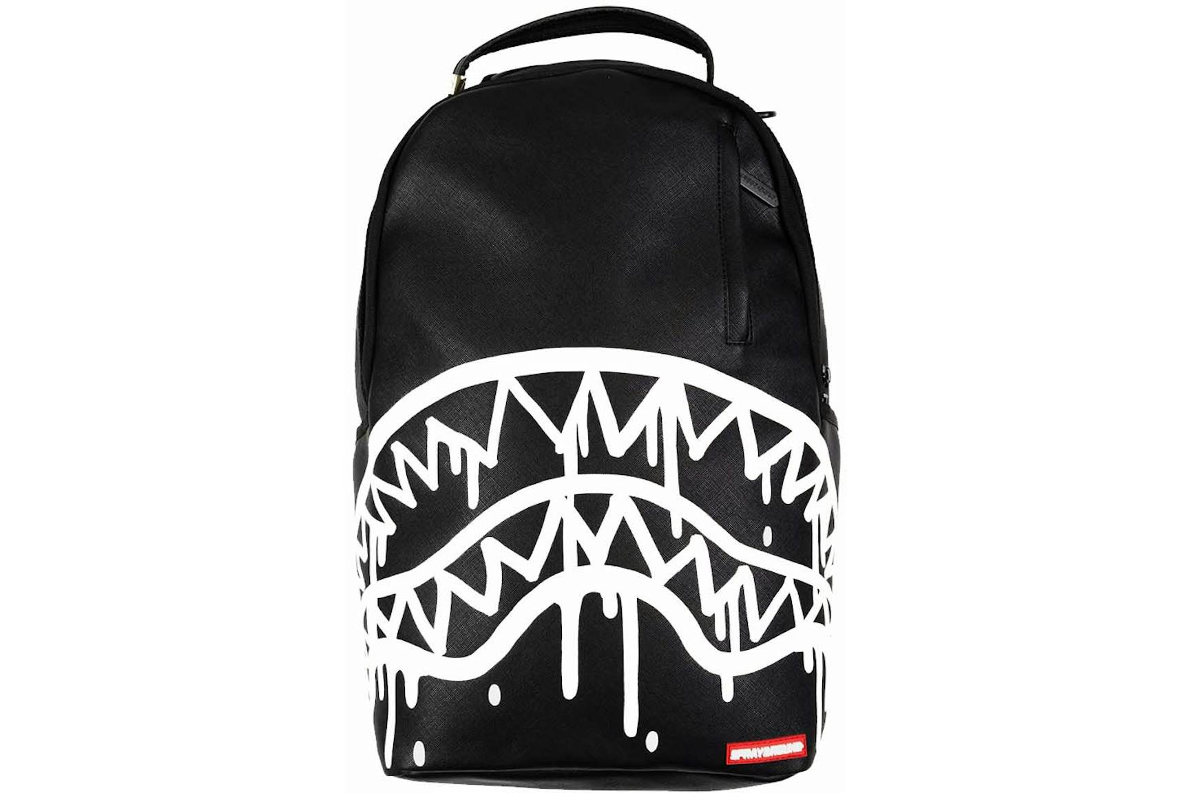 Sprayground Drip Shark Central DLXSV Backpack Black/White - FW24 - US