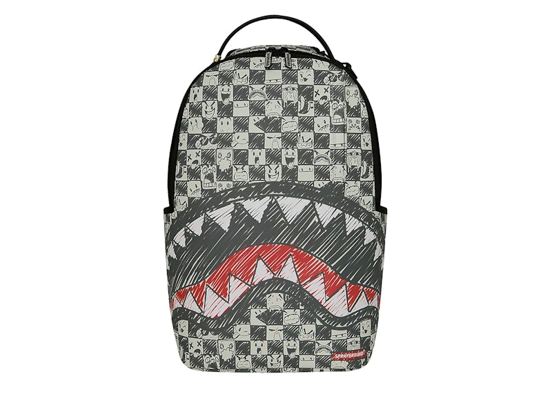 Sprayground Emote Checkered Backpack Multicolor