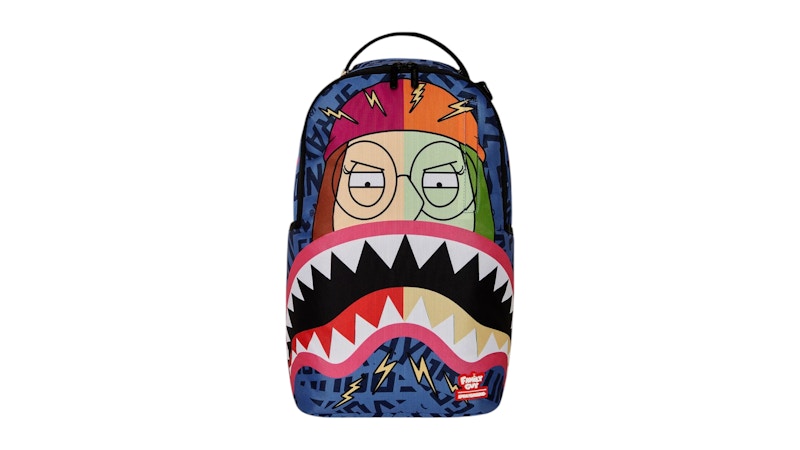 Pre-owned Sprayground Family Guy: Meg Shark Mouth Dlxr Backpack In Multi